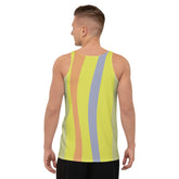 Close-up of the breathable fabric on Zen Breath Men's Tank Top.